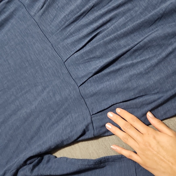 Style & Co. Boho 3/4 Bell Sleeve Babydoll Peplum High-Low Blouse Top Shirt - Picture 11 of 11